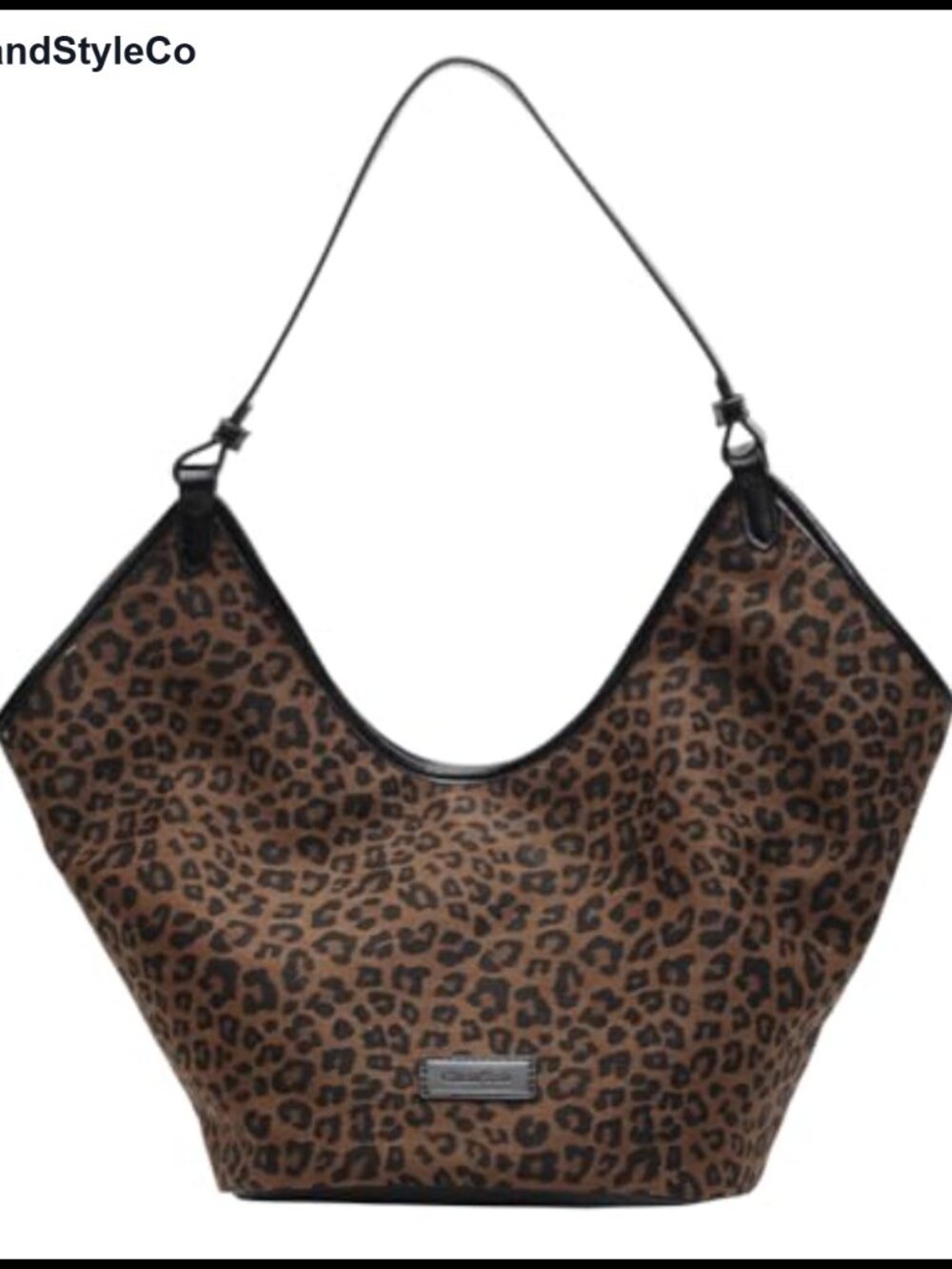 Faux Suede Hobo Bag Large Capacity Women's Shoulder Tote